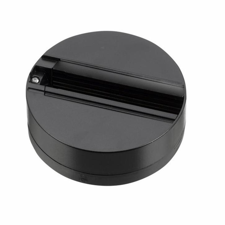 Luxar 3-Fase-Rail monopoint zwart, Huis en Inrichting, Lampen | Plafondlampen, Nieuw, Metaal, Verzenden