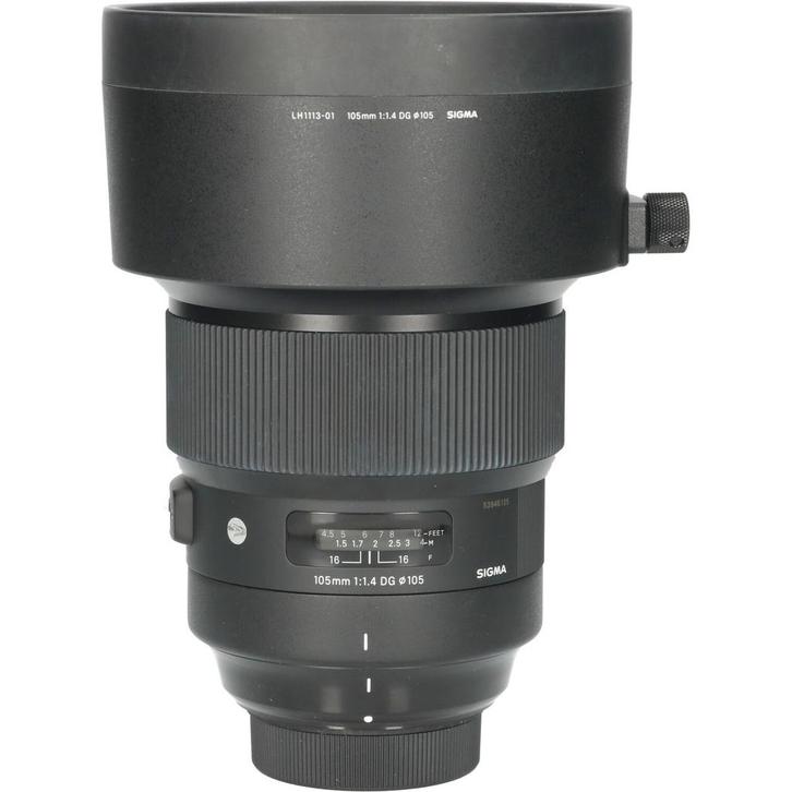 Tweedehands Sigma 105mm f/1.4 DG HSM Art Nikon CM4711, Audio, Tv en Foto, Foto | Lenzen en Objectieven, Overige typen, Gebruikt
