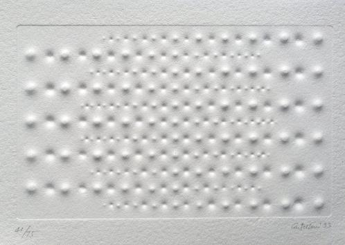 Enrico Castellani (1930-2017) - Calcografia originale, Antiek en Kunst, Antiek | Overige Antiek