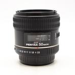 Pentax 50mm F2.8 Macro SMC DFA K-Mount Objectief (Occ), Ophalen of Verzenden, Zo goed als nieuw, Macrolens