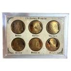 Engeland. 4 British Monarchs Collectors Proof Medal/Coin