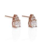 Oorbellen - 18 karaat Roségoud - 2.21ct. tw. Diamant, Nieuw