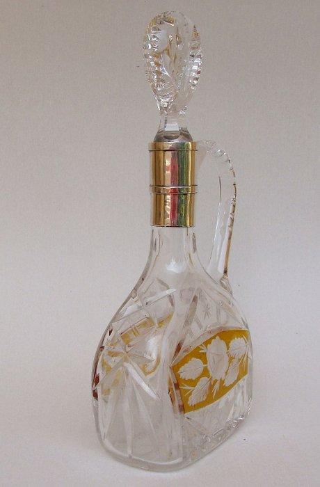 Moser Bohemia - Karaf - .800 zilver, Antiek en Kunst, Antiek | Zilver en Goud