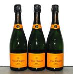 Veuve Clicquot, Réserve Cuvée - Champagne Brut - 3 Flessen, Collections, Vins