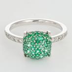 Zonder Minimumprijs - Ring - 18 karaat Witgoud - 1.10ct. tw., Nieuw
