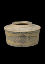 Indus Vallei Terracotta Terracotta vaas met polychromisch, Antiek en Kunst