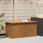 vidaXL Buitopslagdoos met opslag Bruin 100 x 50.5 x 50 cm, Doe-het-zelf en Bouw, Verzenden, Nieuw