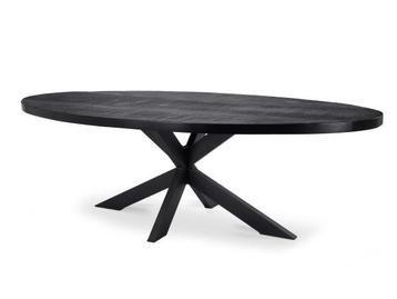 Veiling - Eettafel Villa Ovaal 240 x 120 - Hout - Matrixpoot, Huis en Inrichting, Tafels | Eettafels, Nieuw