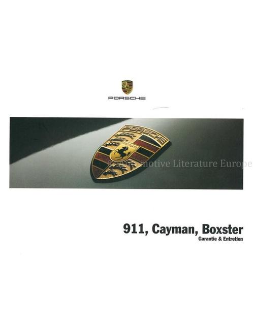 2012 PORSCHE 911 | CAYMAN | BOXSTER GARANTIE & ONDERHOUD F.., Autos : Divers, Modes d'emploi & Notices d'utilisation, Enlèvement ou Envoi