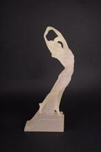 Beeld, Art Deco style danseres - 64 cm - Hars, Antiek en Kunst