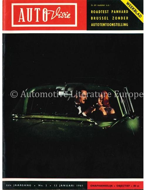 1961 AUTOVISIE MAGAZINE 02 NEDERLANDS, Livres, Autos | Brochures & Magazines