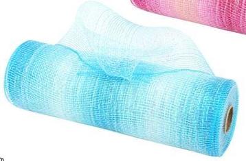 Decomesh deco mesh metalic voor kransen en inpakken