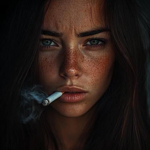 Nicotine - Nyrah, Antiek en Kunst, Kunst | Schilderijen | Modern