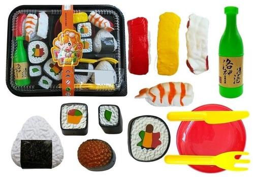 Speelgoed eten - Sushi set - 19-delig - voor kinderkeukens, Kinderen en Baby's, Speelgoed | Speelkeukens, Nieuw, Ophalen of Verzenden