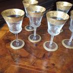 Saint Louis - Service à boisson (6) - Chardon - Plaqué or,, Antiek en Kunst