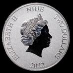 Niue. 2 Dollars 2022 Disney Aladdin, 30 Years 1 Oz (.999)