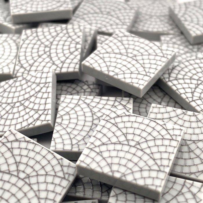 Lego Stenen - 80* Lego custom printed Cobblestone, Kinderen en Baby's, Speelgoed | Duplo en Lego