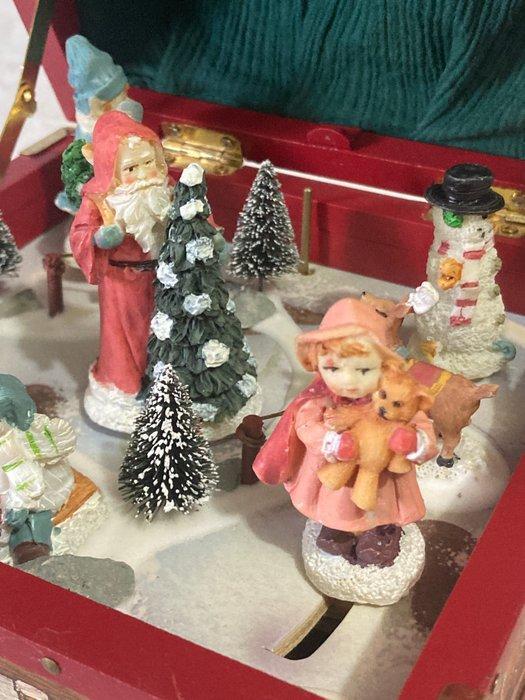 Splendide boite à musique de Noel Marron, décors animé -, Antiek en Kunst, Curiosa en Brocante
