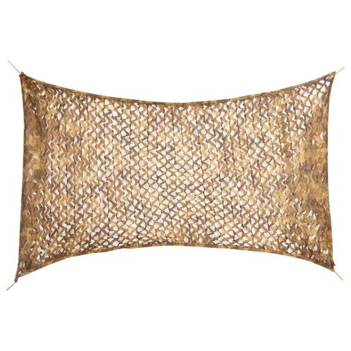 vidaXL Camouflagenet met opbergzak 292x213 cm zandkleurig, Sport en Fitness, Schietsport-accessoires, Nieuw, Verzenden