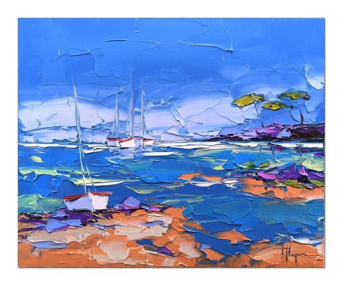 Olivier Pfleger - Mandrafina  Plage de lEstagnol, Antiquités & Art, Art | Objets design