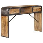 vidaXL Dressoir 120x30x75 cm massief mangohout, Huis en Inrichting, Verzenden, Nieuw