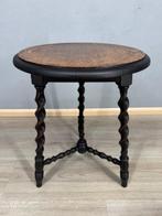 Amsterdamse school stijl bijzettafel - Bijzettafel - Hout, Antiek en Kunst