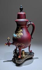 Kruis & Co - Samovar - Edeltin - Antieke tinnen theepot