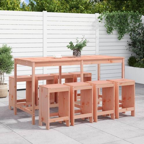 vidaXL 9-delige Tuinset massief douglashout, Tuin en Terras, Tuinsets en Loungesets, Tuinset, Nieuw, Verzenden
