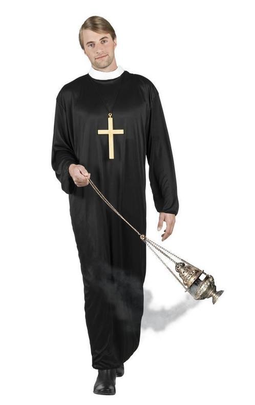 Priester Kostuum M/L, Kleding | Heren, Carnavalskleding en Feestkleding, Nieuw, Verzenden