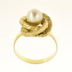 Ring - 18 karaat Geel goud Parel, Nieuw