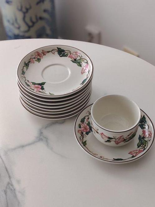 Villeroy & Boch - Soucoupe (11) - Palerme - Porcelaine, Antiek en Kunst, Antiek | Meubels | Tafels