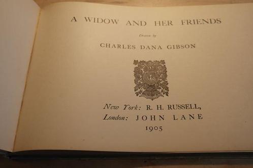 C.D. Gibson - A Widow and her Friends - 1905, Antiek en Kunst, Antiek | Boeken en Manuscripten