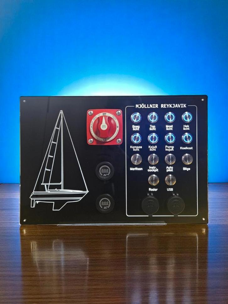 12V/24V Dashboard - of schakelpaneel op maat voor de boot, Watersport en Boten, Bootonderdelen, Nieuw