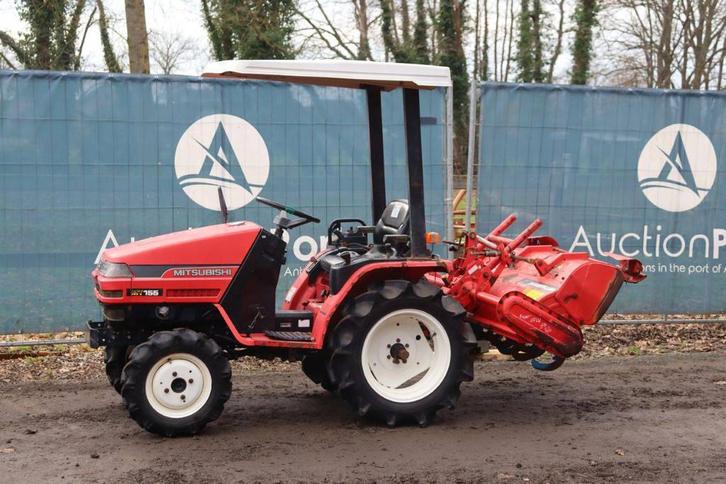 Veiling: Minitractor Mitsubishi MT15F Diesel 15pk met grondf, Articles professionnels, Agriculture | Tracteurs, Enlèvement