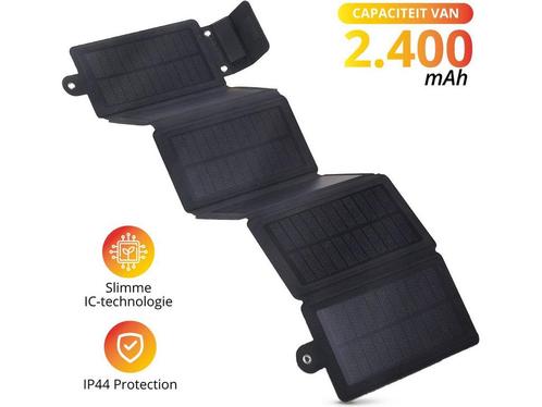 Lideka® Solar charger - Werkt Met Powerbank - Solar Panel Op, Telecommunicatie, Mobiele telefoons | Apple iPhone, Zo goed als nieuw