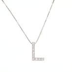 Zonder Minimumprijs - Halsketting - 18 karaat Witgoud, Nieuw