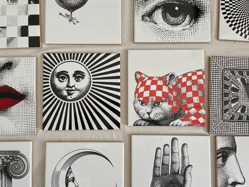 Carreau (12) - Bardelli ceramiche - Piero Fornasetti -, Antiek en Kunst, Antiek | Meubels | Stoelen en Sofa's