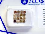 Zonder Minimumprijs - 16 pcs Diamant  (Natuurlijk gekleurd), Handtassen en Accessoires, Edelstenen, Nieuw