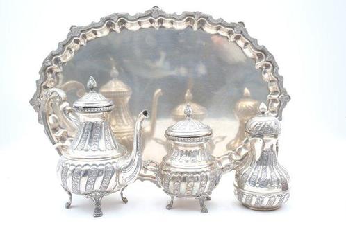 Service à café (4) - Argent 900, Antiek en Kunst, Antiek | Zilver en Goud