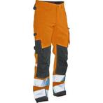 Jobman 2221 pantalon de service star hi-vis c148 orange/noir