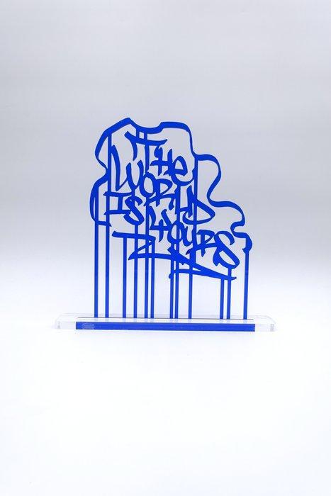 Golden Boy (2000) - THE WORLD IS YOURS (Original Artwork, Antiek en Kunst, Kunst | Schilderijen | Modern
