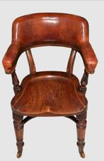 Chaise de bureau - Acajou - Chaise de bureau Mahonie, Antiek en Kunst