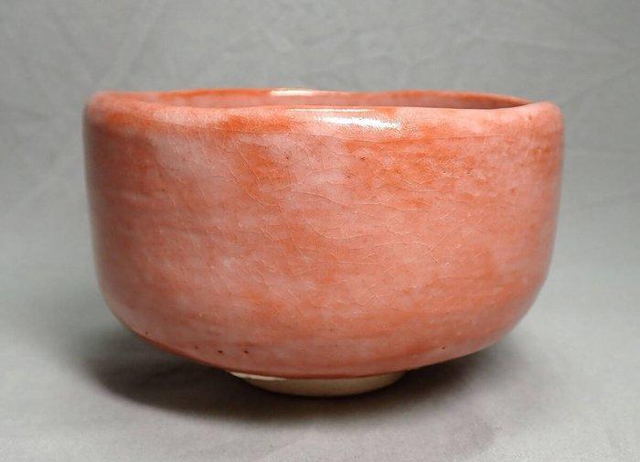 Daigo-gama Red Raku Chawan by Shimaka Hei & Shimaysuke –, Antiek en Kunst, Antiek | Overige Antiek