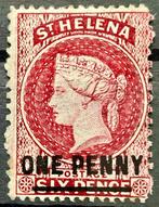 Britse Gemenebest 1864 - St. Helena - Eén Penny op Six P.