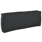 vidaXL Pallet Kussen voor Rugleuning Zwart 120x40x12 cm, Huis en Inrichting, Verzenden, Nieuw