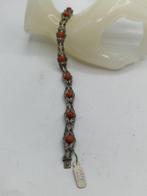 Sans prix de réserve - Bracelet Argent, Corallo Sardaigne