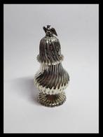 Prachtige zilver gekeurde zout/peper strooier - Salière et, Antiek en Kunst