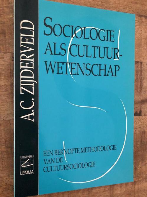 Sociologie als cultuurwetenschap 9879051890257, Livres, Livres Autre, Envoi