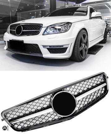 Sport Grille geschikt voor Mercedes W204 C-Klasse AMG Optiek, Verzenden