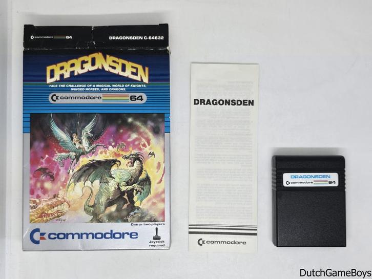 Commodore 64 - Dragonsden - Cartridge, Games en Spelcomputers, Games | Overige, Gebruikt, Verzenden